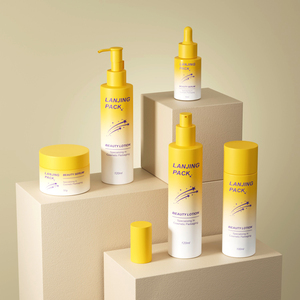Ensemble d'emballages en <span class=keywords><strong>verre</strong></span> <span class=keywords><strong>rose</strong></span> élégant et luxueux pour soins de la peau, pots à crème cosmétiques, contenants vides, flacon pulvérisateur en <span class=keywords><strong>verre</strong></span> givré - Product Image 6