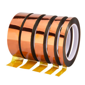 Beständiges nicht restliches Klebe isolation flamm hemmendes Klebeband braunes Polyimid <span class=keywords><strong>PI</strong></span> Goldfinger hitze beständiges Klebeband - Product Image 1