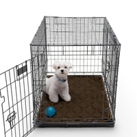 Tapis pour chiot Aosen de luxe, lavable, réutilisable, imperméable, avec motif imprimé, pour les voyages et l'entraînement des animaux de compagnie, tapis pour animaux de compagnie durable et doux, certifié OEKO-TEX