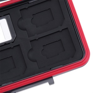 Estuche portátil para tarjetas de memoria todo en uno antigolpes 12SD + 12TF capacidad caja de almacenamiento estuches para tarjeta SD/<span class=keywords><strong>SDHC</strong></span>/SDXC/<span class=keywords><strong>Micro</strong></span> SD/TF - Product Image 3