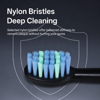 Brosse à dents électrique multifonctionnelle à charge rapide, cinq modes de nettoyage, pour adultes, utilisation à domicile et en voyage, brosse à dents intelligente portable