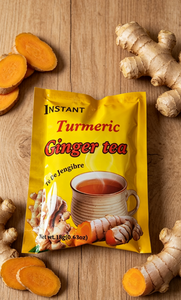Tè Senza Zucchero con Estratto di Zenzero e Curcuma, Tè Istantaneo per l'Immunità in Bustina, OEM - Product Image 4
