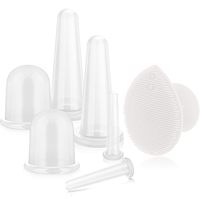 Ensemble professionnel de ventouses en verre et silicone à aspiration sous vide, style traditionnel chinois, pour la relaxation myofasciale corporelle