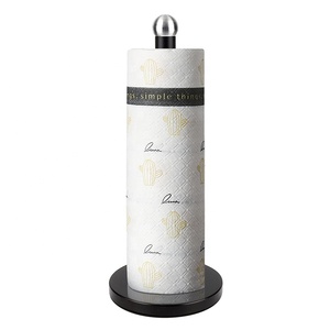 Nuovo <span class=keywords><strong>Design</strong></span> rotolo di <span class=keywords><strong>asciugamani</strong></span> da cucina nero divertente supporto di carta in piedi con materiale metallico per un uso di lunga durata - Product Image 3