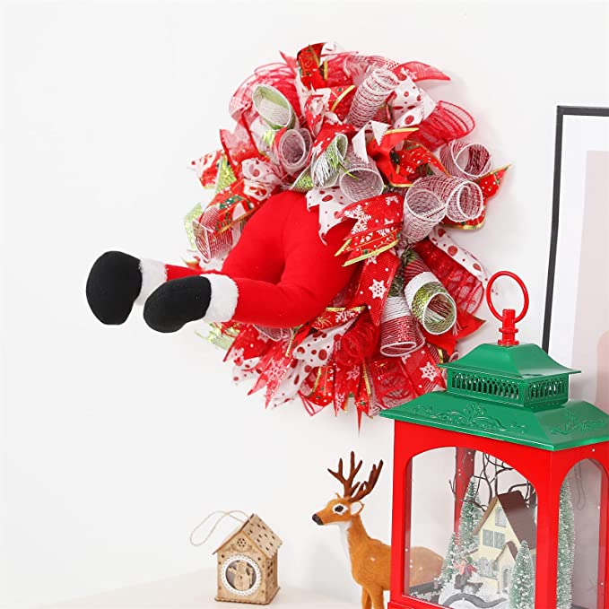 Ghirlanda del Ladro di Natale - Decorazione Creativa per Babbo Natale