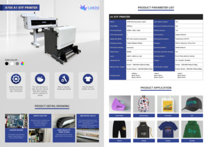 New Full-Automatic DTF Inkjet <b>Printer</b> 650mm Textile Printing with DTF CMYKW Ink 1 Year Warranty - Product Image 3