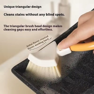 Cepillo para rincones plegable y duradero, limpiador triangular multiusos para rincones y áreas de difícil acceso para estufa de cocina, 1/2 unidades - Product Image 2