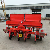 Semoir pneumatique agricole à 4 rangs pour maïs, machine de précision à aspiration d'air, prix usine, haute qualité