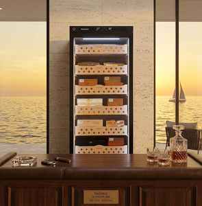Humidor de Exhibición para Cigarros Independiente de Primera Calidad RACHING 600x610x1820mm con Control Inteligente de Humedad para Hogar y Oficina - Product Image 4