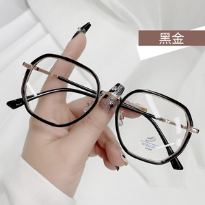 Gafas anti luz azul para mujer, montura poligonal TR90, lentes de PC anti radiación, lentes planas para uso en computadora, otoño 2023 - Product Image 4