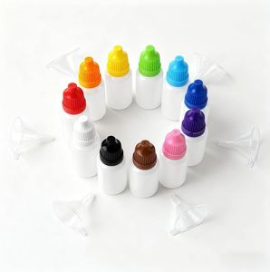 Botella de Plástico PE Translúcida de 3ml, 5ml, 10ml, con Impresión Serigrafiada, para Gotas para Ojos, con Tapón de Rosca - Product Image 2