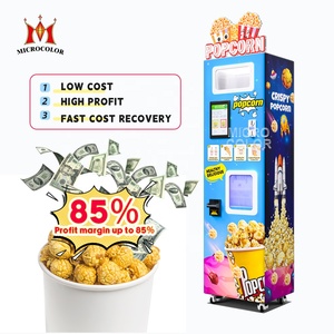 เครื่องขายข้าวโพดคั่วอัตโนมัติแบบหน้าจอสัมผัส 2 รสชาติ สำหรับธุรกิจ เครื่องทำข้าวโพดคั่วอัจฉริยะ เครื่องขายขนมข้าวโพดคั่ว - Product Image 5