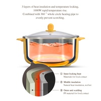 Andong 1000 watts poêle électrique ustensiles de cuisine, pot de chauffage appareils de cuisine