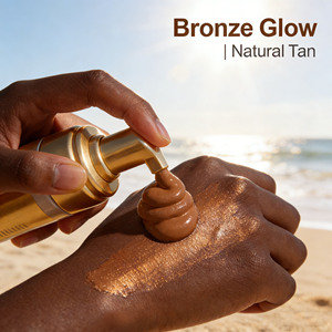 Loción de bronceado Natural, sin sol, para bronce y oro, sin hebra, media - Product Image 4