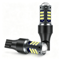 Bombilla LED de Reversa HOLY T15-2016-42SMD con Lente de Enfoque, 42PCS 2016 SMD, Disipación de Calor de Aluminio, Canbus Sin Errores, 65W 12V, Luz para Auto