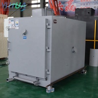 Incinérateur de déchets industriels certifié ISO, traitement des déchets solides à haute température, machine d'élimination automatique des déchets