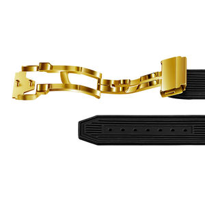 นาฬิกาฮิปฮอปส่องแสงเป็นประกายวิบวับสำหรับผู้ชาย,นาฬิกาแบรนด์ชั้นนำหรูหราไอเย็นใส่แล้วดูเพชรสีทองกันน้ำนาฬิกาควอตซ์สำหรับผู้ชาย - Product Image 6