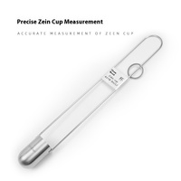 Zahn Cai En Cup's 1/2/3/4/5 No. Recubrimiento de tinta plateada de acero inoxidable Taza de precisión de viscosidad de inmersión líquida OEM