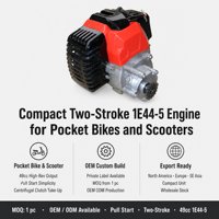 Moteur de moto 49cc à deux temps, refroidi par air, démarrage manuel, embrayage centrifuge pour mini-motos et scooters