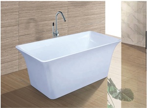 Oval <strong>Bath</strong> Tub Modern Acrylic Freestanding Bathtub With Stainless Steel <strong>Stand</strong> - Product Image 2