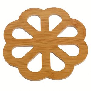 Cute Wooden Cartoon Non-Slip Insulated Table Mat Coaster Kitchen Dining Heat Resistant Pad Children Kids Tableware Home - Product Image 1