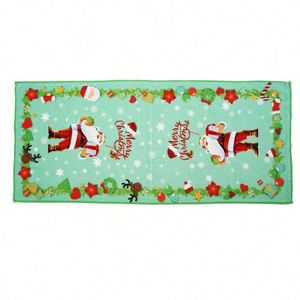 Serviettes de cuisine en microfibre carrées, séchage rapide, bio, imprimées par sublimation, thème Noël - Product Image 2