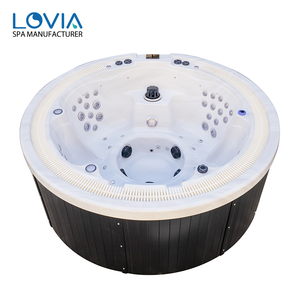 <span class=keywords><strong>Vasca</strong></span> <span class=keywords><strong>da</strong></span> Bagno Rotonda Freestanding di Alta Qualità per Esterni con Idromassaggio e Spa per Hotel di Lusso a Prezzo di Fabbrica - Product Image 3