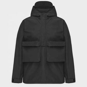 Sweat-shirt à capuche pour homme, veste imperméable, à la mode, personnalisé, multipoche, 1/4, Zip, moto, Cargo, Anorak - Product Image 5