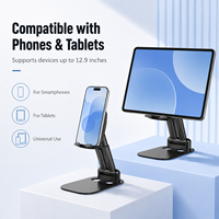 Support de téléphone portable universel pour bureau, support de tablette réglable et pliable pour iPhone iPad, support de téléphone portable de bureau