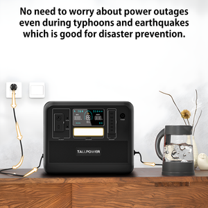 Outdoor Solar <b>Generator</b> Portable Power Bank 2000W UPS Emergency Supply W2000, V2000 Lifepo4 2000W Power Station W2000, V2000 W20 - Product Image 2