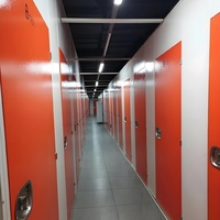 Casier de rangement intelligent avec serrure électronique (clé/code), construction métallique, design chinois, montage au sol pour hôtels et garages
