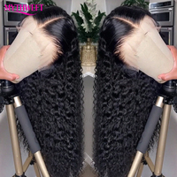 Pelucas de encaje frontal de cabello humano vietnamita HD 13x4 con ondas de agua y cutículas alineadas, densidad 200, venta al por mayor, proveedor de pelucas de encaje frontal.