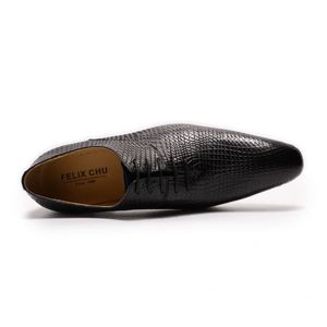 Lace-up Pointed Toe Autumn <b>Dress</b> Leather Oxfords with Height Increasing - Product Image 6