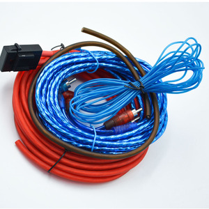<b>Car</b> Audio <b>Amplifier</b> Wiring Harness 12V Copper Clad Aluminum Power Cable With Fuse And Tube Integrated For Modification - Product Image 4