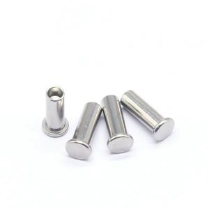 Rivets semi-tubulaires en acier inoxydable 304, tête bombée, 2mm 3mm 4mm 5mm, finition brillante, certifiés ISO, personnalisables pour usage industriel - Product Image 3