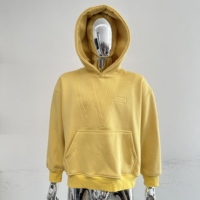 Sudadera con Capucha Oversize de Punto de Poliéster/Algodón de 400 g/m² con Logotipo Personalizado, Unisex, Venta al por Mayor para Invierno