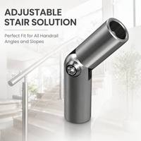Joint réglable multi-angles en acier inoxydable 316 pour garde-corps de balcon extérieur et main courante d'escalier extérieur