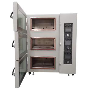 Forno Sottovuoto Verticale a 3 Strati da 380V con Riempimento di Azoto per Camera di Prova Batterie - Product Image 5