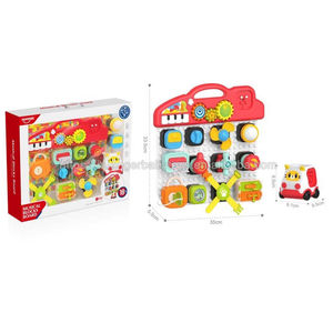 Huanger Juguetes nouvelles idées de produits 2024 Tendencias occupé conseil Montessori jouets sensoriel bloc de construction voiture Musical bébé occupé conseil - Product Image 6