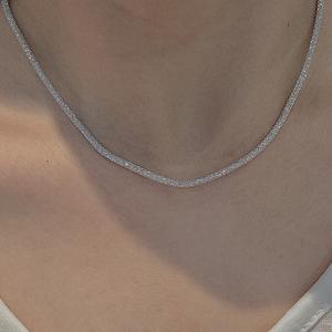 สร้อยคอเงินแท้ S925 ชุบทอง ดีไซน์รูปตัว Y ประดับเพชรแตก พร้อมพู่ห้อย สไตล์หรูหราเบาๆ แฟชั่น สร้อยคอจี้ ดีไซน์เฉพาะ - Product Image 3