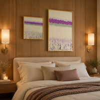Peinture à l'huile sur toile abstraite moderne personnalisée, paysage, peinture murale peinte à la main, décoration, texture en relief 3D, peinture sur toile