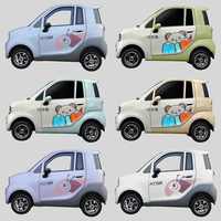 Mini voiture électrique à moteur 3000W certifiée EEC Véhicule à quatre roues à énergie nouvelle entièrement fermé avec lumières LED