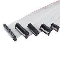 Kabel Pita Datar IDC Pitch 2.54mm UL2651 28AWG Rakitan Kabel Konektor FC Female untuk Papan Kontrol PCB Printer 3D