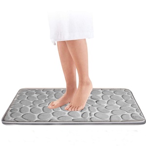 <span class=keywords><strong>Tapis</strong></span> de bain antidérapant en microfibre, polyester, flanelle, imprimé, <span class=keywords><strong>mousse</strong></span> à mémoire de forme, natte de salle d'eau, - Product Image 1