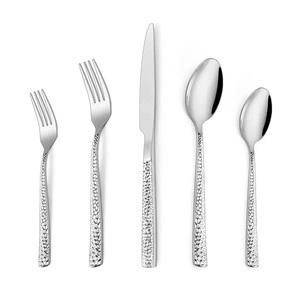 Couverts en acier inoxydable Argenterie De Luxe 304 Or Plaque Couteau Cuillère Et Fourchette Miroir Restaurant Dîner Cadeaux - Product Image 4