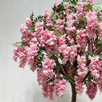 Grand arbre artificiel de fleurs de cerisier rose personnalisé en soie, écologique, durable, haute simulation, imperméable, pour la Saint-Valentin