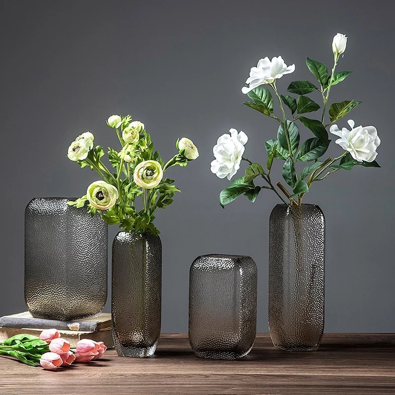 Factory Produced Wholesale Glass Flower Vase for Home Decor