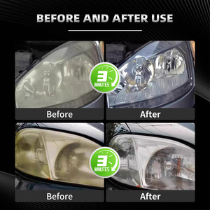 Kit de Restauración de Faros de Coche de Alta Protección, Limpiador de Faros, Eliminador de Amarillamiento y Oxidación - Product Image 6