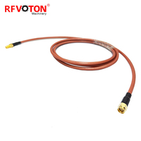 Câble d'antenne d'extension RF avec connecteur mâle/femelle N à montage sur panneau à bride vers RP/SMA mâle/femelle/BNC/TNC/UHF SO-239 RA pour RG400 RG142