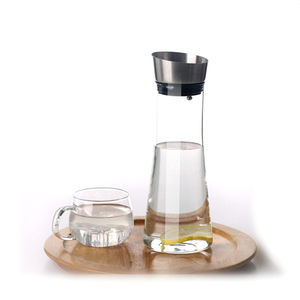 Pichet en verre d'eau chaude avec filtre personnalisé avec passoire - Product Image 2